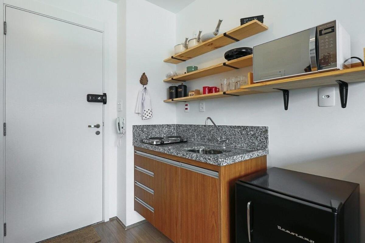 Aconchegante Studio No Bras Com Piscina/Metro Bras São Paulo Kültér fotó