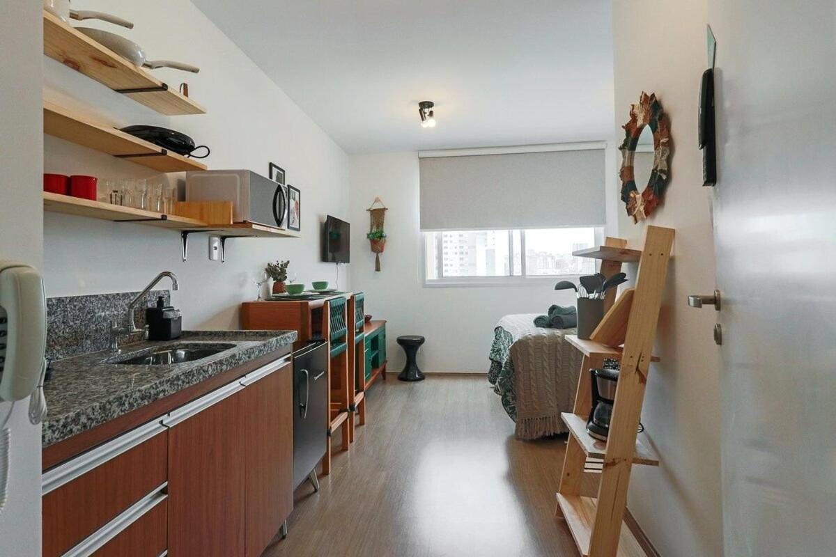 Aconchegante Studio No Bras Com Piscina/Metro Bras São Paulo Kültér fotó